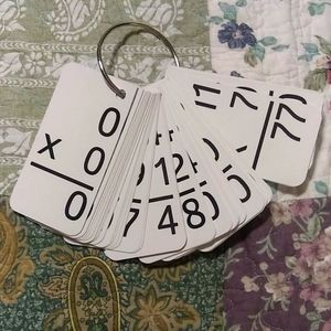 Timetable flash cards